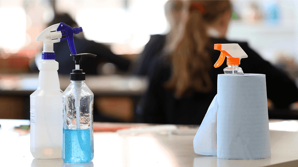 The Key Differences Between Cleaning and Sanitising - Featured blog post image for LFA First Response